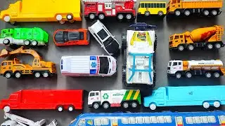 found toy jeeps, dump trucks, molen trucks, tronton trucks, excavators and trains