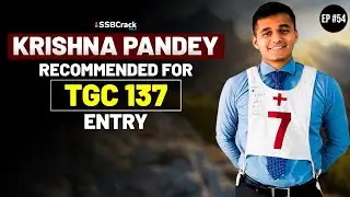 Krishna Pandey Cracked TGC 137 SSB Interview | SSBCrack Talks #54