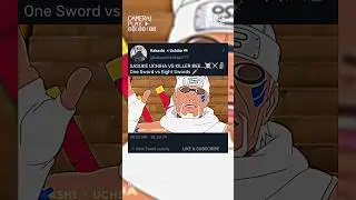 Sasuke Uchiha vs Killer bee 💀💨