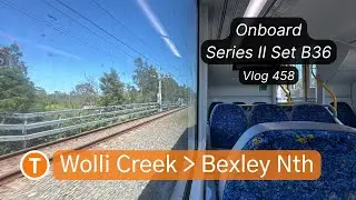 Sydney Transport Vlog 458: Wolli Creek to Bexley North Onboard Waratah Series II B36