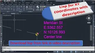 Lisp for XY coordinates with custom title and description