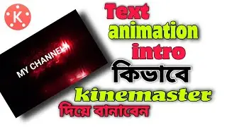 How to make into animation in kinemaster 