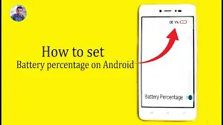 How can i set battery percentage on lava phone - Lava z60 battery percentage show