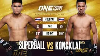 Intense Muay Thai Rematch 🔥 Superball vs. Kongklai II | Full Fight