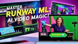 Master Runway ML: Text & Image to Video, Expand Images, Green Screen, Lip Sync & AI Voiceover