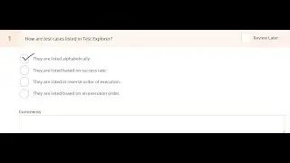 UiPath Test Automation Engineer Professional Practice Test  - Question1