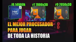 EL MEJOR RYZEN vs EL MEJOR INTEL CORE | GAMING | 2024