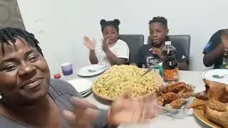 The Fried Rice vs Roasted Chicken SHOCKER You Need to Know / African food mukbang @obelillyfamilytv