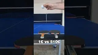 1€ vs 510€ Table Tennis Racket 🏓 #tabletennisracket #pingpong #tischtennis 🏓