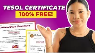 FREE TESOL Certification for Online ESL Teachers #teachermarie #earnmoneyonline