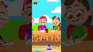 ⬛ Square Song | Shapes for Kids #shorts #nurseryrhymes #kidssongs | Miniyo Kids