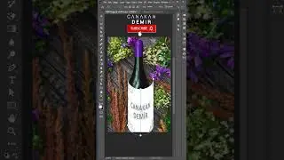 Place Label on the Bottle With Photoshop 