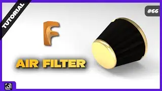 Design a Air Filter in Fusion 360 | Fusion 360 Tutorial 2021 | It’s made EZy