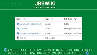 🧮Azure Data Factory Series: Introduction to Self Hosted Integration Runtime (SHIR) & Azure IR🧮