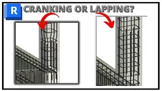 Cranking and lapping rebar in Revit