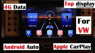 TopDisplay Android Radio Head Unit - Volkswagon VW Caddy Golf Passat - Android Auto + Apple CarPlay