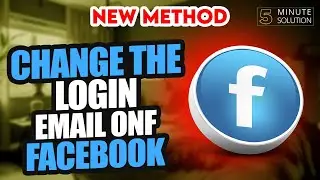 How to change the login Email on Facebook 2024