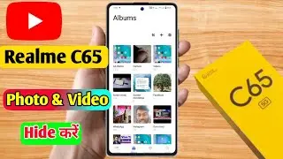 how to hide photo in realme c65, realme c65 me photo hide kaise kare