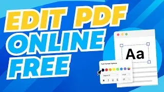 How To Edit a PDF Free Without Watermark (Edit Text in PDF Files)