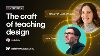 Teaching online design courses: Expert Insights with Femke von Schoonhoven and Joey Banks