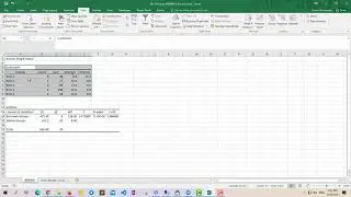 One-way analysis of variance - ANOVA -  in Excel data analysis add in