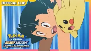 A Pokémon Diving Board! | Pokémon the Series: Sun & Moon—Ultra Adventures | Official Clip