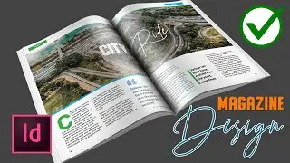 ✅ How to Create a Magazine Layout Design in InDesign CC Tutorial