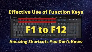Uses of Function Keys F1 to F12