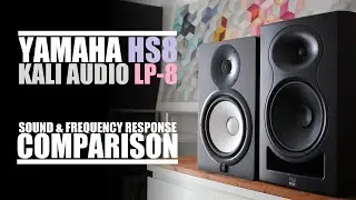 Yamaha HS8  vs  Kali Audio LP-8  ||  Sound & Frequency Response Comparison