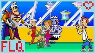 👾【The Jetsons: Invasion of the Planet Pirates】〖Squiggy's SNES First Level Quest〗(First Level Only)