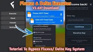 [Roblox] How To Bypass Fluxus & Delta Key System & Download | Tutorial | Working V637 New Updates