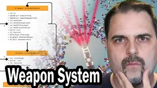 Vampire Survivors Like Game Engine in UML, Unity - Let's Design #3 - Weapon Module