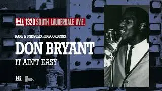 Don Bryant - It Ain't Easy (Official Audio)