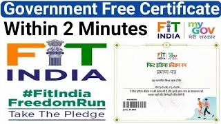 How To Download Fit India Freedom Run Certificate | How To Get FIT INDIA Freedom Run Certificate