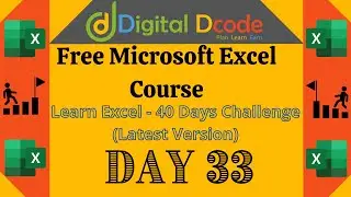 Microsoft Excel Free Training | Excel REPLACE & SUBSTITUTE Function | How to Replace Cell Character?