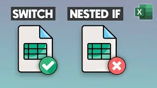 How to use SWITCH Function in Excel instead of nested IF statement