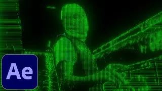 MATRIX DATA EFFECT - After Effects Tutorial