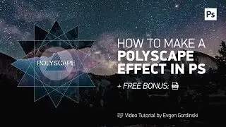 How to Make a Polyscape Effect + FREE Psd - Photoshop Tutorial