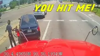 THIS IS WHY YOU DON'T CUT OFF A SEMI-TRUCK