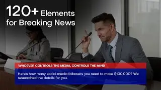 Broadcast News Package | News Titles, Lower Thirds etc. for Premiere Pro and After Effects