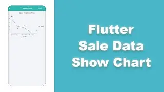 Flutter shows chart and sales data with Syncfusion