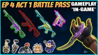 EP 4 ACT 1 BATTLE PASS Gameplay // VALORANT