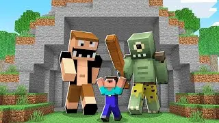 НУБ НАШЕЛ ПЕЩЕРУ ВЕЛИКАНОВ В МАЙНКРАФТ ! НУБИК ПОСТРОИЛ ТРОЛЛИНГ ЛОВУШКА В MINECRAFT