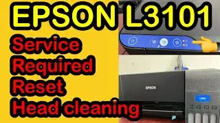 EPSON L3101 HOW TO RESET | BLINKING LIGHTS
