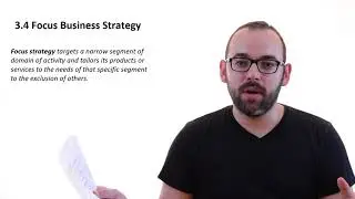 3.4 Focus Strategy