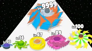 Spinner Evolution Runner - Level Up Spinner Max Level Gameplay