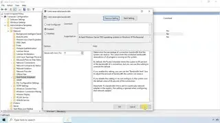 How to change the bandwidth limit in windows 10 via gpedit