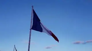 French National Flag Waving in the Wind Free Stock Footage | No Copyright Videos | Creative Common !