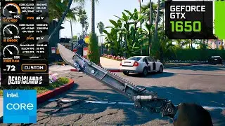 GTX 1650 - Dead Island 2 - 1080p60fps Best Settings