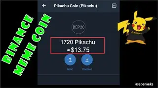 How To Claim $13 Pikachu Coin Binance Meme Coin/ Airdrop 2022